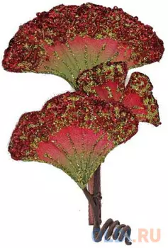 Елочные украшения Winter Wings Цветок 14 см 1 шт в ассортименте N069181