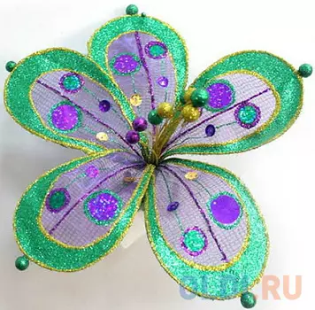 Елочные украшения Winter Wings Цветок 19 см 1 шт пластик