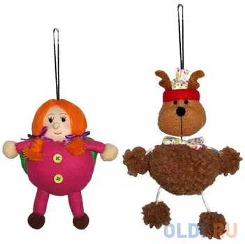 Елочные украшения Winter Wings Друзья 18 см 1 шт полиэстер в ассортименте