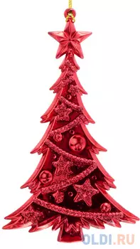 Елочные украшения Winter Wings "Елка блестящая с инеем" 15 см 1 шт цвет в ассортименте 6031