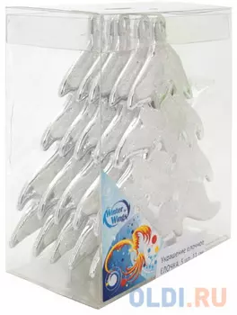 Елочные украшения Winter Wings елочка 11 см 5 шт пластик