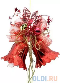 Елочные украшения Winter Wings Колокольчики 13 см 2 шт в ассортименте