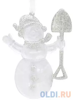 Елочные украшения Winter Wings "Льдинки" 11*8 см 1 шт в ассортименте пластик 181553