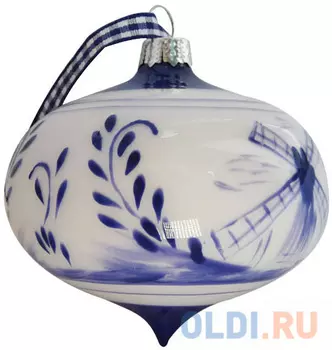 Елочные украшения Winter Wings Луковица 8 см 1 шт стекло N079028