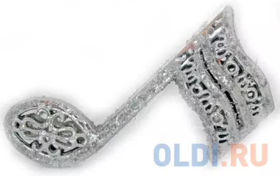 Елочные украшения Winter Wings "Музыкальная нота - ажурная" 12 см 1 шт в ассортименте блестящая крошка N069259