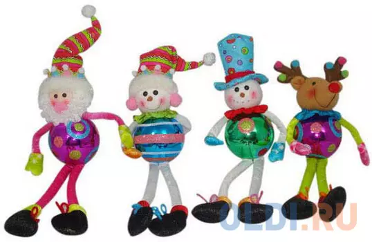 Елочные украшения Winter Wings Новогодние Герои 33 см 1 шт в ассортименте полиэстер N069995