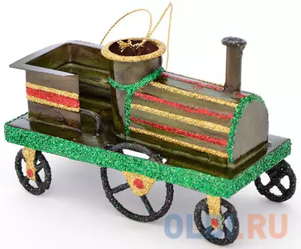 Елочные украшения Winter Wings "Паровоз" 11.5*5*7.5 см 1 шт металл N181600