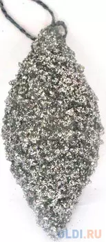 Елочные украшения Winter Wings "Подвеска" 10 см 1 шт серебро полимер