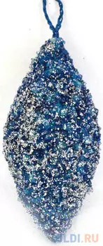 Елочные украшения Winter Wings "Подвеска" 10 см 1 шт синий полимер