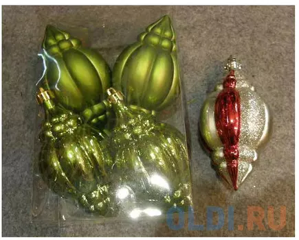 Елочные украшения Winter Wings "Подвеска" 12 см 4 шт в ассортименте 69420