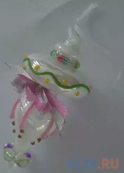 Елочные украшения Winter Wings Подвеска. Карамель 15 см 1 шт стекло N07551