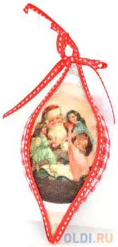 Елочные украшения Winter Wings "Подвеска - клетка" 6*13 см 1 шт полимер, полиэстер N180408