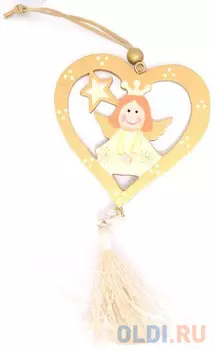 Елочные украшения Winter Wings "Рождество" 9 х 18 см 1 шт дерево, металл N180855