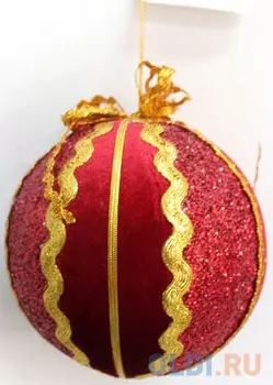 Елочные украшения Winter Wings Шар 7 см 1 шт красный полимер N069832/7/КРЗ