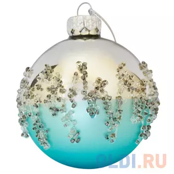 Елочные украшения Winter Wings ШАР 7 см 1 шт голубой стекло 79093