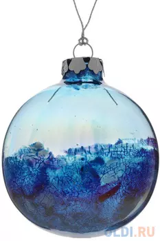 Елочные украшения Winter Wings Шар 8 см 1 шт прозрачный стекло N079104