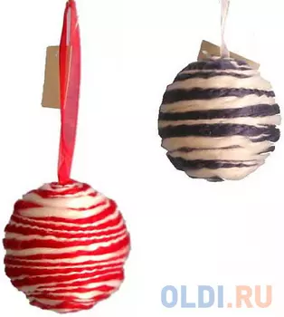 Елочные украшения Winter Wings Шар 9 см 1 шт полимер, металл