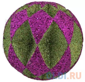 Елочные украшения Winter Wings Шар блестящая крошка 8 см 1 шт в ассортименте N069168