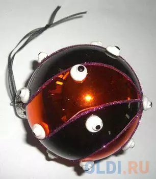 Елочные украшения Winter Wings "Шар Бусинка" 8 см 1 шт стекло N07530