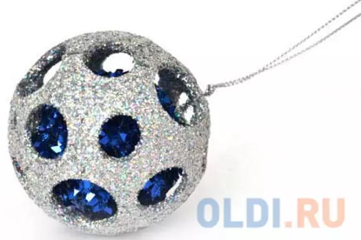 Елочные украшения Winter Wings Шар диско 8 см 1 шт цвет в ассортименте пластик N180110