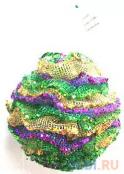 Елочные украшения Winter Wings Шар Иллюзия 10 см 1 шт полимер N069845/10