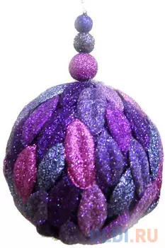 Елочные украшения Winter Wings Шар из лепестков 8 см 1 шт пластик N069600