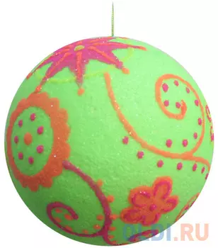 Елочные украшения Winter Wings Шар. Лайм ретро 13 см 1 шт зеленый полимер N069834/13/ЗЕЛ