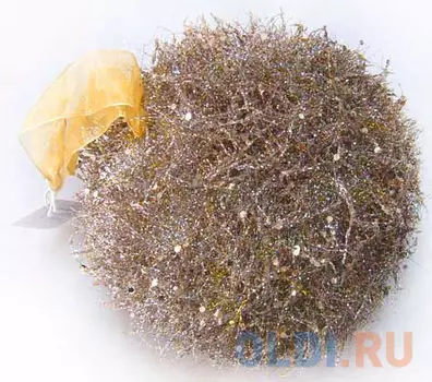 Елочные украшения Winter Wings Шар - Золотистые нити 13 см 1 шт золотой полимер N069693