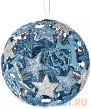 Елочные украшения Winter Wings Шар звездный олень 8 см 1 шт в ассортименте пластик N180108