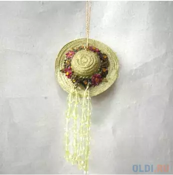 Елочные украшения Winter Wings "Шляпка" 12 см 1 шт полирезин N180037