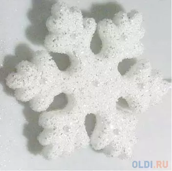 Елочные украшения Winter Wings "Снежинка" 21 см 1 шт белый полимерный материал N069942/21