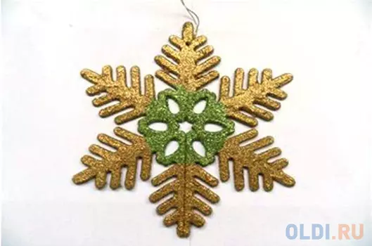 Елочные украшения Winter Wings "Снежинка" 26 см 1 шт пластик N181621