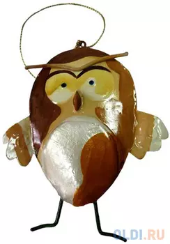 Елочные украшения Winter Wings "Сова" 2.5*12*11 см 1 шт металл N181610