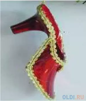 Елочные украшения Winter Wings "Туфелька" 8 см 1 шт красный N069400