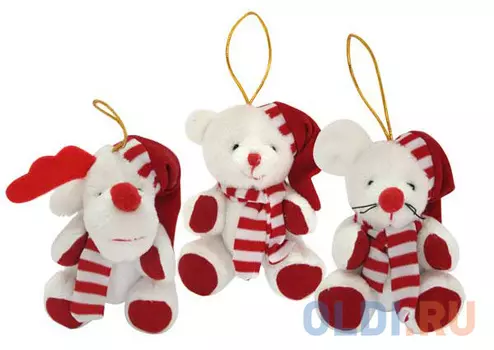 Елочные украшения Winter Wings Зверушки 9 см —