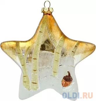 Елочные украшения Winter Wings Звезда 12 см 1 шт пластик 181568