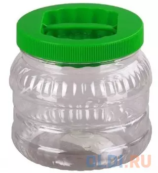 ЕМКОСТЬ ПЭТ (БАНКА) УНИВЕРСАЛЬНАЯ 1 Л С КРЫШКОЙ (1/12) "АЛЬТЕРНАТИВА" М468