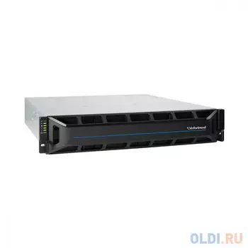 EonStor GSE201200000D-8U32 (12x3.5, 2U, Single controller System incl: 2x4GB Cache, 4x1GbE iSCSI ports RJ-45, 2x host board slots, 1x 12Gb SAS Ext Por