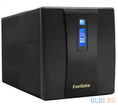 Exegate EP285494RUS ИБП ExeGate SpecialPro Smart LLB-1200.LCD.AVR.EURO.RJ.USB 