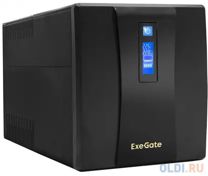Exegate EP285503RUS ИБП ExeGate SpecialPro Smart LLB-1500.LCD.AVR.EURO.RJ 