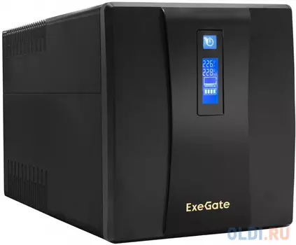 Exegate EP285512RUS ИБП ExeGate SpecialPro Smart LLB-1600.LCD.AVR.EURO.RJ 