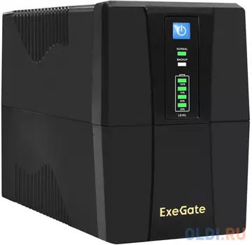 Exegate EP285539RUS ИБП ExeGate SpecialPro UNB-850.LED.AVR.C13.RJ.USB 