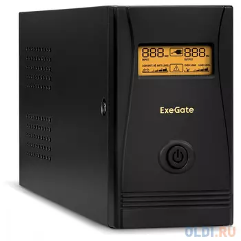 Exegate EP285579RUS ИБП ExeGate SpecialPro Smart LLB-600.LCD.AVR.C13.RJ.USB 