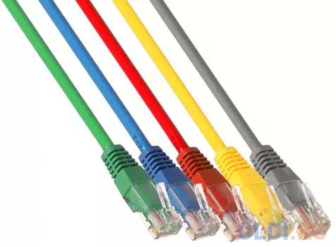 Exegate EX258667RUS Патч-корд UTP кат. 5e, 0.3м Exegate синий