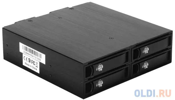 Exegate EX264647RUS Корзина для HDD Exegate HS425-01 (универсальная, на 4*2,5" SATA/SAS HDD, занимает 1*5,25" отсек)