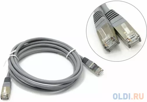 Exegate EX272308RUS Патч-корд FTP кат. 5e, 2м Exegate серый