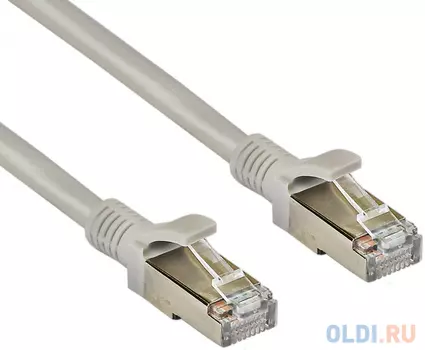 Exegate EX282001RUS Патч-корд Exegate FTP-RJ45-RJ45-C5e-CU-10M-GY, FTP, cat.5e, 10м, медь, серый