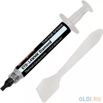 Термопаста Exegate EX282339RUS ETD-14WMK Daimond, шприц с лопаткой, 2г