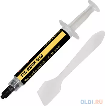Exegate EX282343RUS Термопаста ETG-9WMK Gold, шприц с лопаткой, 4г