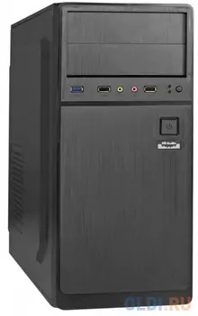 Exegate EX283738RUS Корпус Miditower XP-402U Black, ATX, , 2*USB+1*USB3.0, Audio